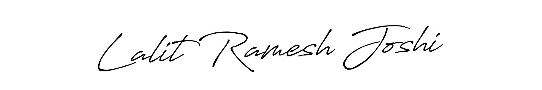 The best way (Antro_Vectra_Bolder) to make a short signature is to pick only two or three words in your name. The name Lalit Ramesh Joshi include a total of six letters. For converting this name. Lalit Ramesh Joshi signature style 7 images and pictures png