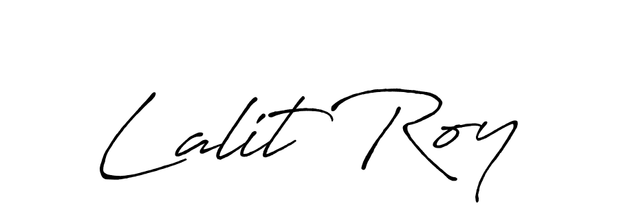 Also You can easily find your signature by using the search form. We will create Lalit Roy name handwritten signature images for you free of cost using Antro_Vectra_Bolder sign style. Lalit Roy signature style 7 images and pictures png