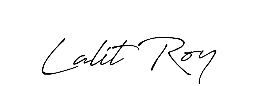 Also You can easily find your signature by using the search form. We will create Lalit Roy name handwritten signature images for you free of cost using Antro_Vectra_Bolder sign style. Lalit Roy signature style 7 images and pictures png