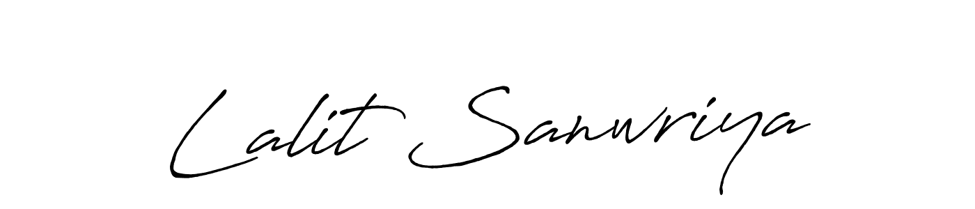 Make a short Lalit Sanwriya signature style. Manage your documents anywhere anytime using Antro_Vectra_Bolder. Create and add eSignatures, submit forms, share and send files easily. Lalit Sanwriya signature style 7 images and pictures png