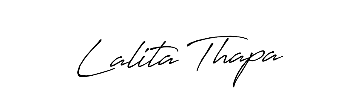 Best and Professional Signature Style for Lalita Thapa. Antro_Vectra_Bolder Best Signature Style Collection. Lalita Thapa signature style 7 images and pictures png
