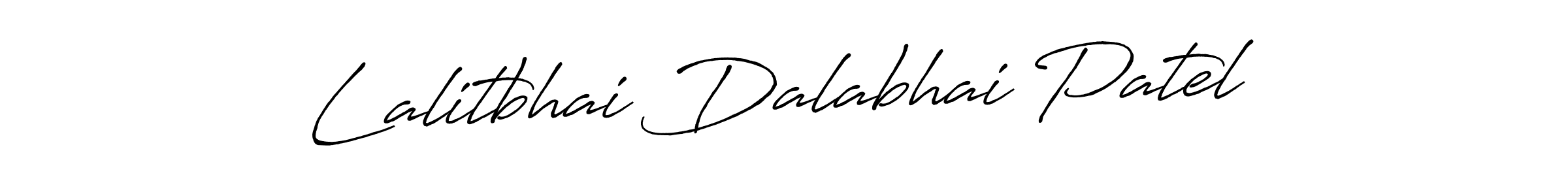 Lalitbhai Dalabhai Patel stylish signature style. Best Handwritten Sign (Antro_Vectra_Bolder) for my name. Handwritten Signature Collection Ideas for my name Lalitbhai Dalabhai Patel. Lalitbhai Dalabhai Patel signature style 7 images and pictures png