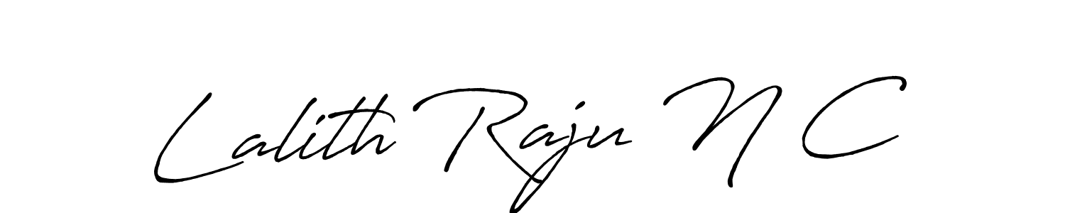 You can use this online signature creator to create a handwritten signature for the name Lalith Raju N C. This is the best online autograph maker. Lalith Raju N C signature style 7 images and pictures png