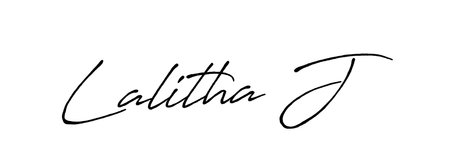 It looks lik you need a new signature style for name Lalitha J. Design unique handwritten (Antro_Vectra_Bolder) signature with our free signature maker in just a few clicks. Lalitha J signature style 7 images and pictures png