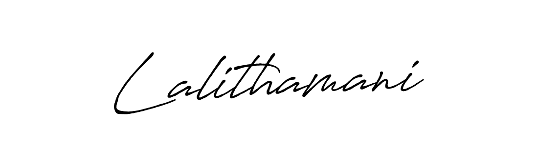 Antro_Vectra_Bolder is a professional signature style that is perfect for those who want to add a touch of class to their signature. It is also a great choice for those who want to make their signature more unique. Get Lalithamani name to fancy signature for free. Lalithamani signature style 7 images and pictures png
