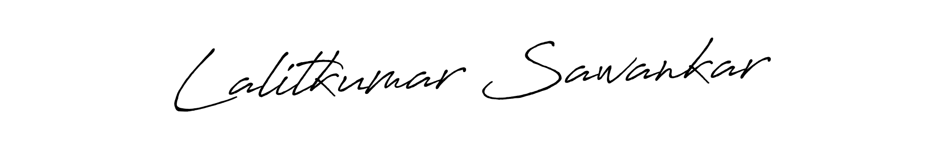 The best way (Antro_Vectra_Bolder) to make a short signature is to pick only two or three words in your name. The name Lalitkumar Sawankar include a total of six letters. For converting this name. Lalitkumar Sawankar signature style 7 images and pictures png