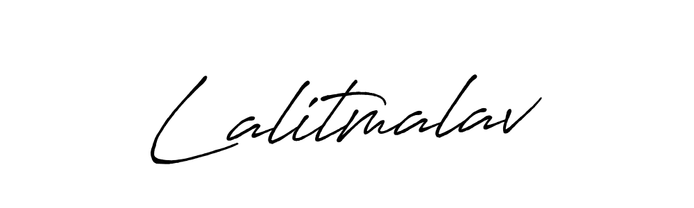 Lalitmalav stylish signature style. Best Handwritten Sign (Antro_Vectra_Bolder) for my name. Handwritten Signature Collection Ideas for my name Lalitmalav. Lalitmalav signature style 7 images and pictures png