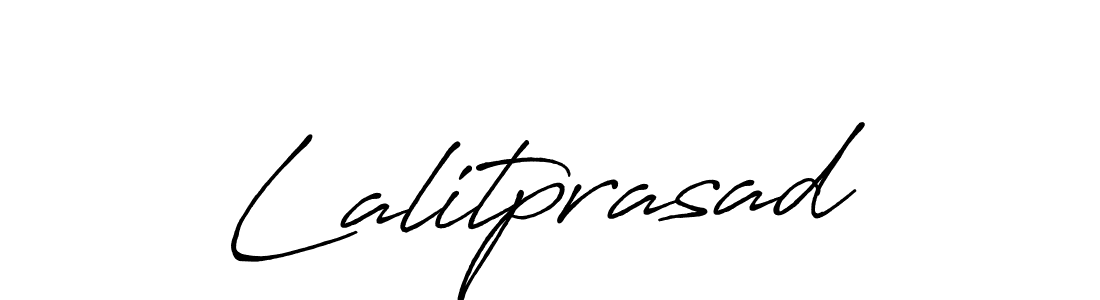 Make a beautiful signature design for name Lalitprasad. With this signature (Antro_Vectra_Bolder) style, you can create a handwritten signature for free. Lalitprasad signature style 7 images and pictures png