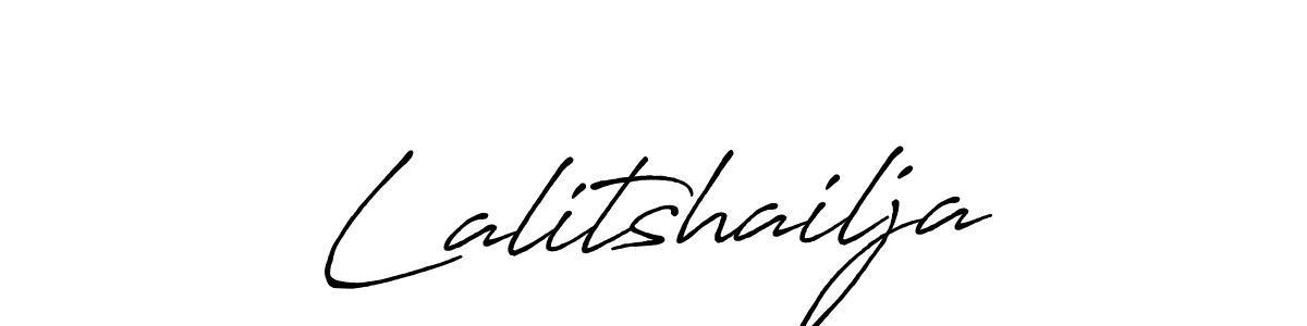 How to make Lalitshailja signature? Antro_Vectra_Bolder is a professional autograph style. Create handwritten signature for Lalitshailja name. Lalitshailja signature style 7 images and pictures png