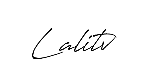It looks lik you need a new signature style for name Lalitv. Design unique handwritten (Antro_Vectra_Bolder) signature with our free signature maker in just a few clicks. Lalitv signature style 7 images and pictures png