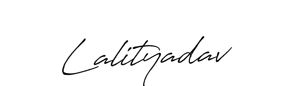 Lalityadav stylish signature style. Best Handwritten Sign (Antro_Vectra_Bolder) for my name. Handwritten Signature Collection Ideas for my name Lalityadav. Lalityadav signature style 7 images and pictures png