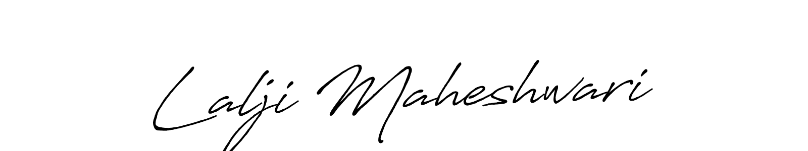 Make a short Lalji Maheshwari signature style. Manage your documents anywhere anytime using Antro_Vectra_Bolder. Create and add eSignatures, submit forms, share and send files easily. Lalji Maheshwari signature style 7 images and pictures png