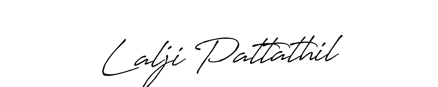 Lalji Pattathil stylish signature style. Best Handwritten Sign (Antro_Vectra_Bolder) for my name. Handwritten Signature Collection Ideas for my name Lalji Pattathil. Lalji Pattathil signature style 7 images and pictures png