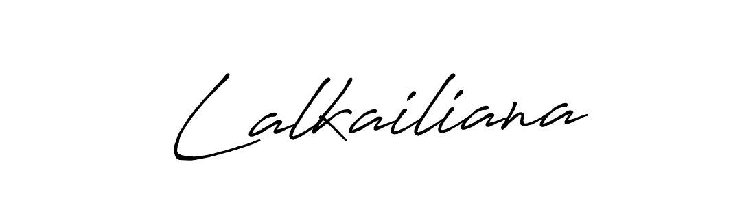 if you are searching for the best signature style for your name Lalkailiana. so please give up your signature search. here we have designed multiple signature styles  using Antro_Vectra_Bolder. Lalkailiana signature style 7 images and pictures png