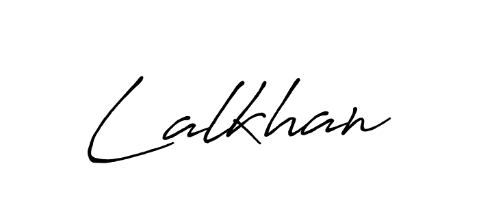 How to make Lalkhan name signature. Use Antro_Vectra_Bolder style for creating short signs online. This is the latest handwritten sign. Lalkhan signature style 7 images and pictures png