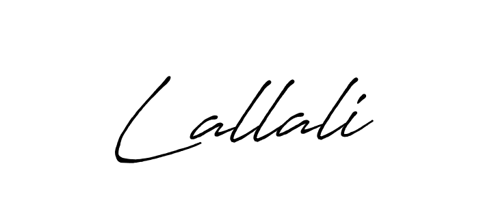 Make a short Lallali signature style. Manage your documents anywhere anytime using Antro_Vectra_Bolder. Create and add eSignatures, submit forms, share and send files easily. Lallali signature style 7 images and pictures png