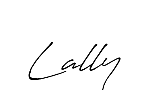 Similarly Antro_Vectra_Bolder is the best handwritten signature design. Signature creator online .You can use it as an online autograph creator for name Lally. Lally signature style 7 images and pictures png