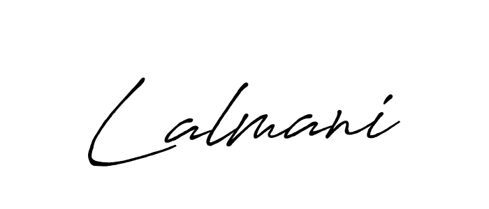 Create a beautiful signature design for name Lalmani. With this signature (Antro_Vectra_Bolder) fonts, you can make a handwritten signature for free. Lalmani signature style 7 images and pictures png