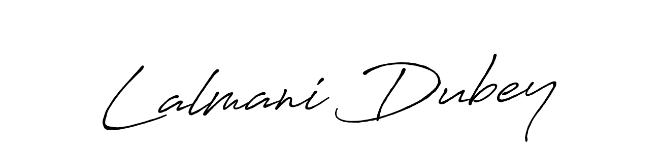 Similarly Antro_Vectra_Bolder is the best handwritten signature design. Signature creator online .You can use it as an online autograph creator for name Lalmani Dubey. Lalmani Dubey signature style 7 images and pictures png