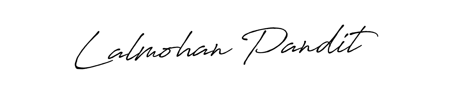 Antro_Vectra_Bolder is a professional signature style that is perfect for those who want to add a touch of class to their signature. It is also a great choice for those who want to make their signature more unique. Get Lalmohan Pandit name to fancy signature for free. Lalmohan Pandit signature style 7 images and pictures png