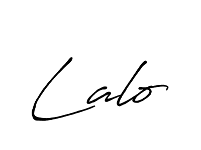 Design your own signature with our free online signature maker. With this signature software, you can create a handwritten (Antro_Vectra_Bolder) signature for name Lalo. Lalo signature style 7 images and pictures png