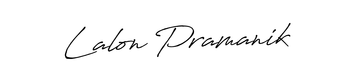 The best way (Antro_Vectra_Bolder) to make a short signature is to pick only two or three words in your name. The name Lalon Pramanik include a total of six letters. For converting this name. Lalon Pramanik signature style 7 images and pictures png