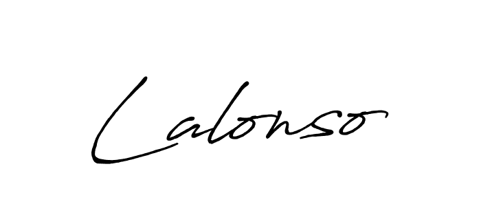 How to make Lalonso signature? Antro_Vectra_Bolder is a professional autograph style. Create handwritten signature for Lalonso name. Lalonso signature style 7 images and pictures png