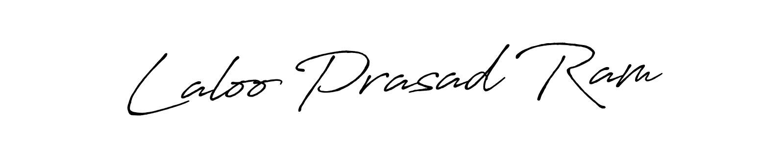 Make a beautiful signature design for name Laloo Prasad Ram. With this signature (Antro_Vectra_Bolder) style, you can create a handwritten signature for free. Laloo Prasad Ram signature style 7 images and pictures png