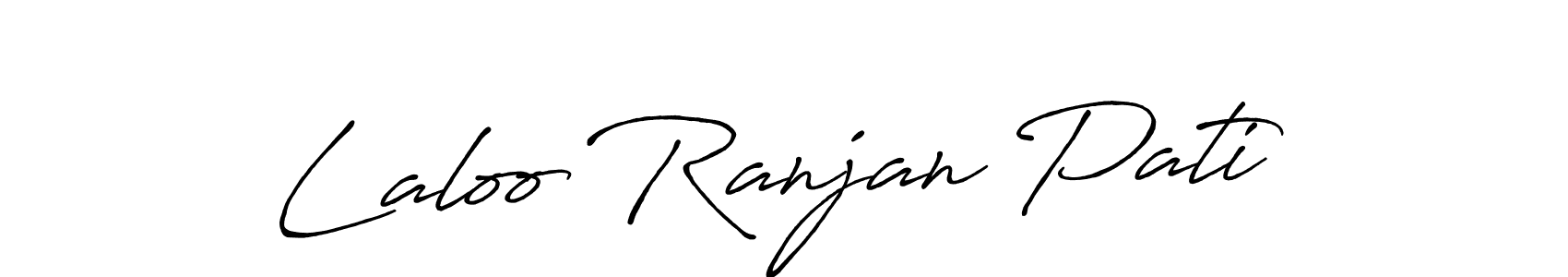 Laloo Ranjan Pati stylish signature style. Best Handwritten Sign (Antro_Vectra_Bolder) for my name. Handwritten Signature Collection Ideas for my name Laloo Ranjan Pati. Laloo Ranjan Pati signature style 7 images and pictures png