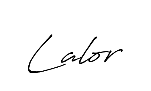 Make a beautiful signature design for name Lalor. With this signature (Antro_Vectra_Bolder) style, you can create a handwritten signature for free. Lalor signature style 7 images and pictures png