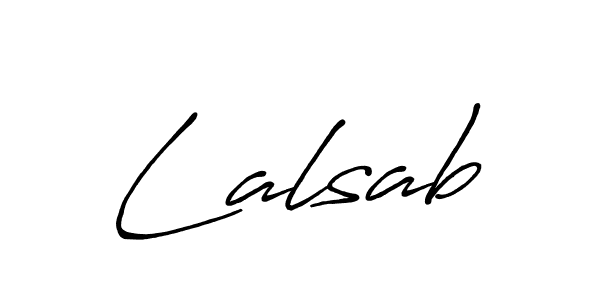 It looks lik you need a new signature style for name Lalsab. Design unique handwritten (Antro_Vectra_Bolder) signature with our free signature maker in just a few clicks. Lalsab signature style 7 images and pictures png