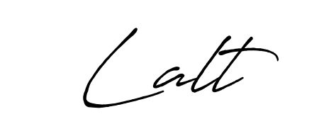 Similarly Antro_Vectra_Bolder is the best handwritten signature design. Signature creator online. You can use it as an online autograph creator for name Lalt. Lalt signature style 7 images and pictures png