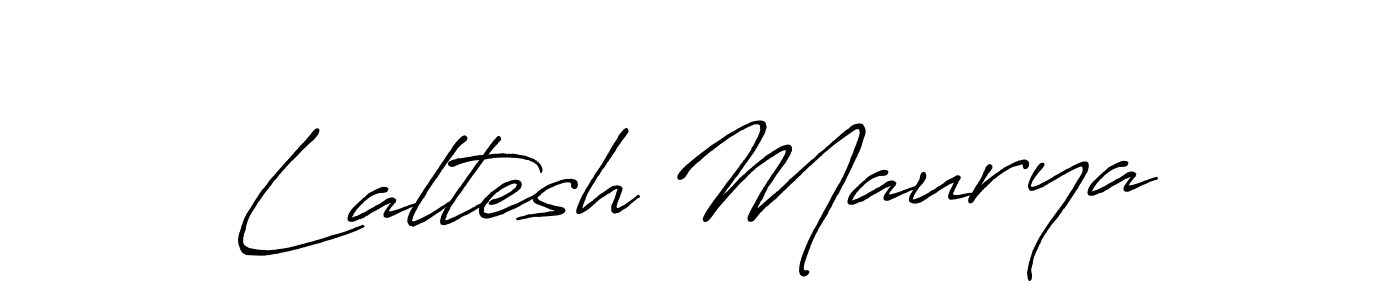 Also we have Laltesh Maurya name is the best signature style. Create professional handwritten signature collection using Antro_Vectra_Bolder autograph style. Laltesh Maurya signature style 7 images and pictures png