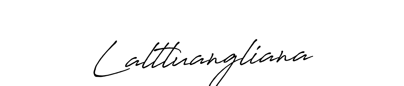Create a beautiful signature design for name Laltluangliana. With this signature (Antro_Vectra_Bolder) fonts, you can make a handwritten signature for free. Laltluangliana signature style 7 images and pictures png