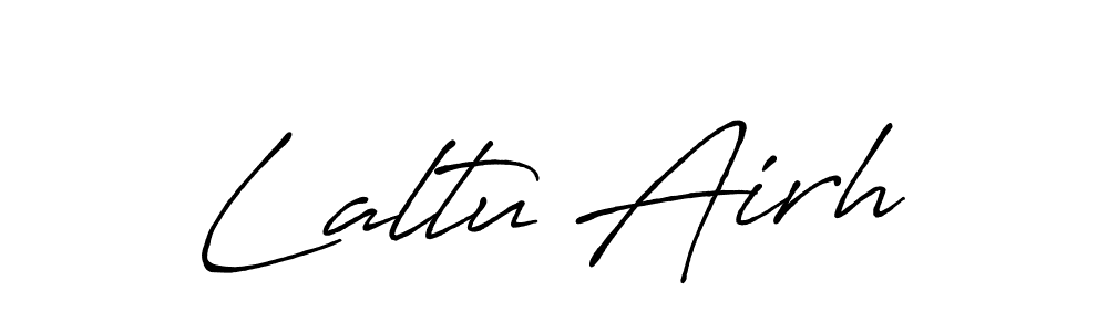 Make a beautiful signature design for name Laltu Airh. With this signature (Antro_Vectra_Bolder) style, you can create a handwritten signature for free. Laltu Airh signature style 7 images and pictures png