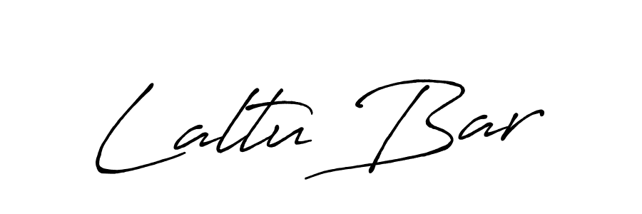 Design your own signature with our free online signature maker. With this signature software, you can create a handwritten (Antro_Vectra_Bolder) signature for name Laltu Bar. Laltu Bar signature style 7 images and pictures png