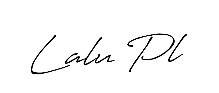 Make a beautiful signature design for name Lalu Pl. With this signature (Antro_Vectra_Bolder) style, you can create a handwritten signature for free. Lalu Pl signature style 7 images and pictures png