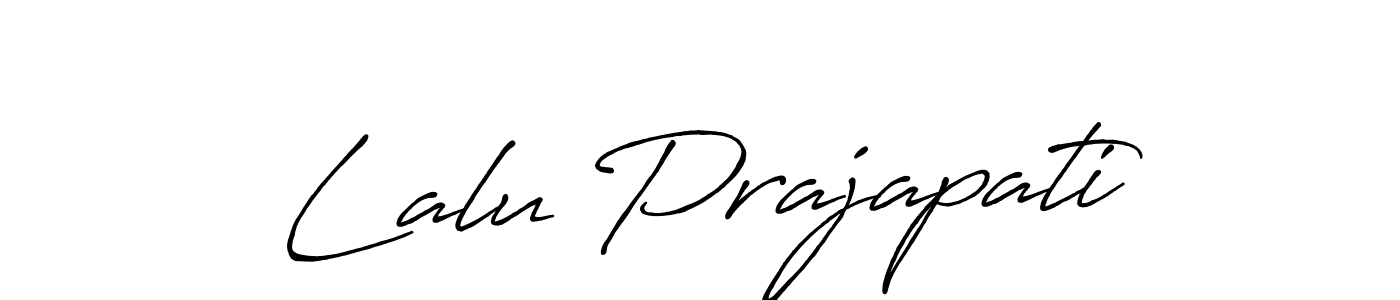 Make a short Lalu Prajapati signature style. Manage your documents anywhere anytime using Antro_Vectra_Bolder. Create and add eSignatures, submit forms, share and send files easily. Lalu Prajapati signature style 7 images and pictures png