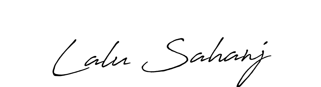 Design your own signature with our free online signature maker. With this signature software, you can create a handwritten (Antro_Vectra_Bolder) signature for name Lalu Sahanj. Lalu Sahanj signature style 7 images and pictures png