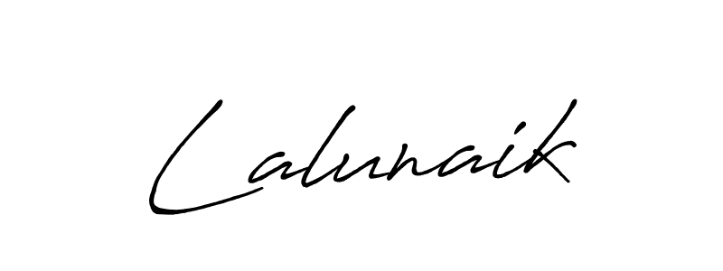 How to make Lalunaik signature? Antro_Vectra_Bolder is a professional autograph style. Create handwritten signature for Lalunaik name. Lalunaik signature style 7 images and pictures png