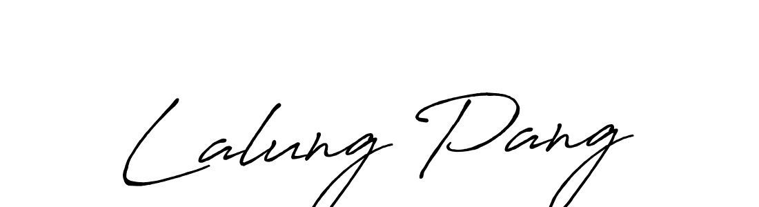 How to Draw Lalung Pang signature style? Antro_Vectra_Bolder is a latest design signature styles for name Lalung Pang. Lalung Pang signature style 7 images and pictures png