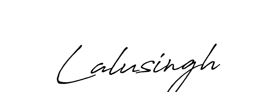 Create a beautiful signature design for name Lalusingh. With this signature (Antro_Vectra_Bolder) fonts, you can make a handwritten signature for free. Lalusingh signature style 7 images and pictures png