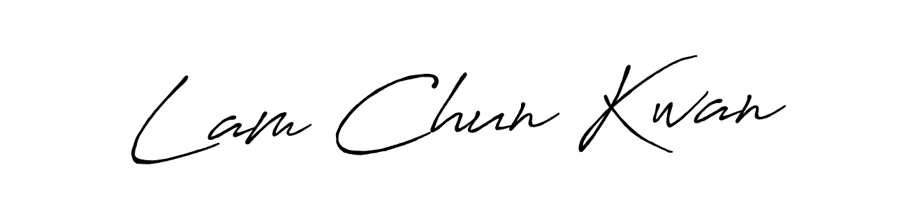 You should practise on your own different ways (Antro_Vectra_Bolder) to write your name (Lam Chun Kwan) in signature. don't let someone else do it for you. Lam Chun Kwan signature style 7 images and pictures png