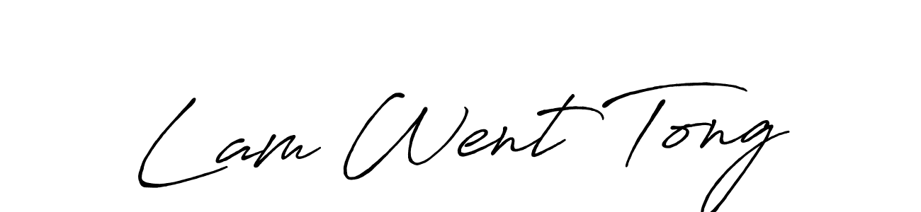 Make a beautiful signature design for name Lam Went Tong. Use this online signature maker to create a handwritten signature for free. Lam Went Tong signature style 7 images and pictures png