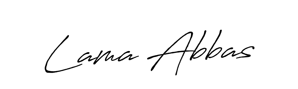 Similarly Antro_Vectra_Bolder is the best handwritten signature design. Signature creator online .You can use it as an online autograph creator for name Lama Abbas. Lama Abbas signature style 7 images and pictures png