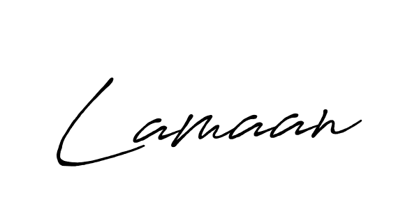 How to make Lamaan signature? Antro_Vectra_Bolder is a professional autograph style. Create handwritten signature for Lamaan name. Lamaan signature style 7 images and pictures png