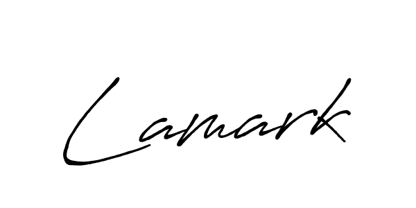 How to make Lamark name signature. Use Antro_Vectra_Bolder style for creating short signs online. This is the latest handwritten sign. Lamark signature style 7 images and pictures png