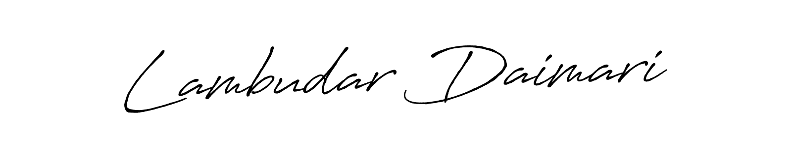 Antro_Vectra_Bolder is a professional signature style that is perfect for those who want to add a touch of class to their signature. It is also a great choice for those who want to make their signature more unique. Get Lambudar Daimari name to fancy signature for free. Lambudar Daimari signature style 7 images and pictures png