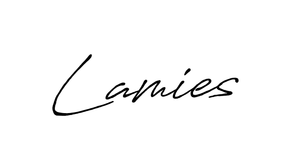 Once you've used our free online signature maker to create your best signature Antro_Vectra_Bolder style, it's time to enjoy all of the benefits that Lamies name signing documents. Lamies signature style 7 images and pictures png