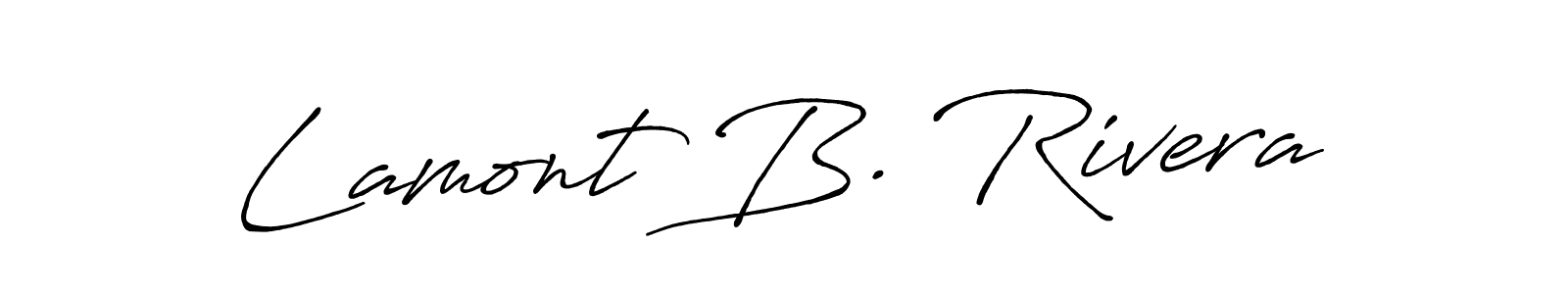 Make a beautiful signature design for name Lamont B. Rivera. Use this online signature maker to create a handwritten signature for free. Lamont B. Rivera signature style 7 images and pictures png